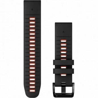 Ремешок GARMIN EPIXPRO (G2) 22MM QUICKFIT BLK/FLM RED SILCN BND Ремешок GARMIN EPIXPRO (G2) 22MM QUICKFIT BLK/FLM RED SILCN BND