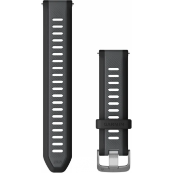 Ремешок GARMIN QUICK RELEASE BANDS (20 MM) BLACK/SLATE GREY Ремешок GARMIN QUICK RELEASE BANDS (20 MM) BLACK/SLATE GREY